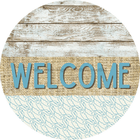 Thumbnail for Wreath Sign, Shark Sign, Crustaceancore Sign, DECOE-2093, Sign For Wreath, Round Sign, DecoExchange - DecoExchange¬Æ