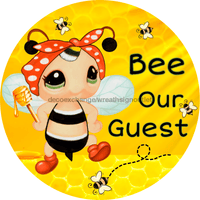 Thumbnail for Wreath Sign, Spring Sign, Bee Sign, 10