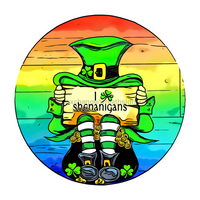 Thumbnail for St Patricks Day 10" Metal Wreath Sign - DECOE-287