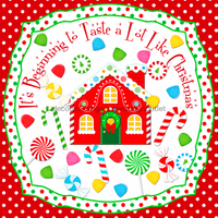 Thumbnail for Wreath Sign, Taste Like Christmas, Christmas Sign, 10