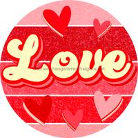 Thumbnail for Wreath Sign, Valentine Sign, Valentine Hearts, 10