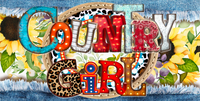 Thumbnail for Wreath Sign, Western Sign, Country Girl Sign, 6x12