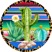 Thumbnail for Wreath Sign, Western Sign, Serape Sign, 12