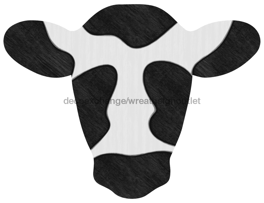 Cow Sign Wood Sign Door Hanger Decoe-W-471 22