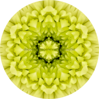 Thumbnail for Geometric Flower Center Yellow Decoe-Fc-0011 6 metal
