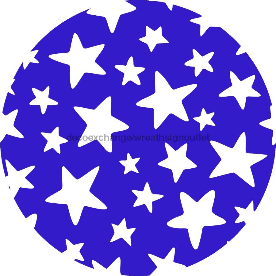 Patriotic Flower Center Decoe-Fc-0024 6 metal