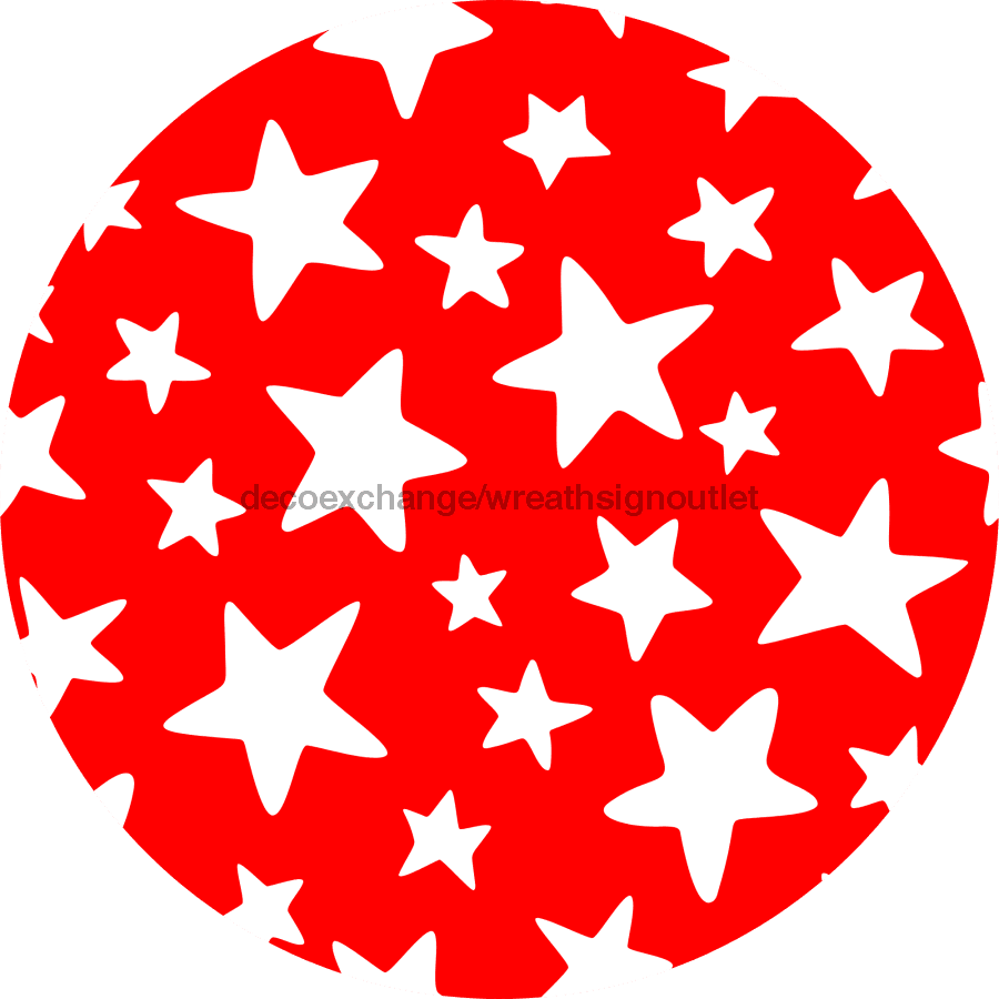 Patriotic Flower Center Decoe-Fc-0025 6 metal