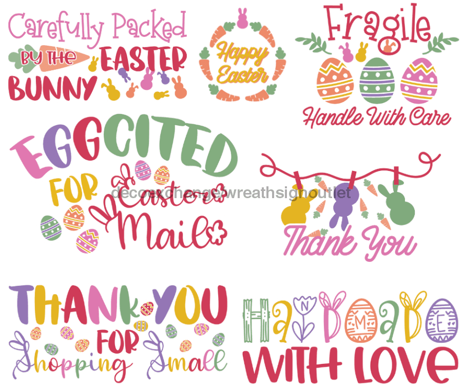 Vinyl Shipping Stickers Easter 1 - DecoExchange