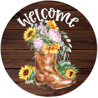 Thumbnail for Welcome Sign, Boots Sign, Country Sign, DECOE-4049, 10
