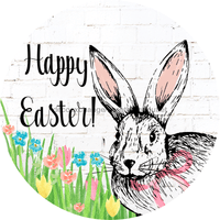 Thumbnail for Wreath Sign, Easter Sign, Happy Easter 18