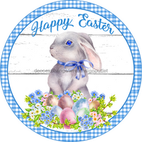 Thumbnail for Wreath Sign, Easter Sign, Happy Easter Sign, 18