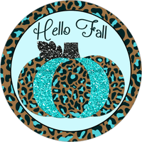 Thumbnail for Wreath Sign, Fall Sign, Pumpkin Sign, 18