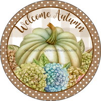 Thumbnail for Wreath Sign, Fall Sign, Pumpkin Sign, 18