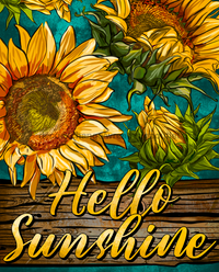 Thumbnail for Wreath Sign, Sunflower Sign, 8x10