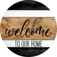 Thumbnail for Wreath Sign, Welcome To Our Home, 18